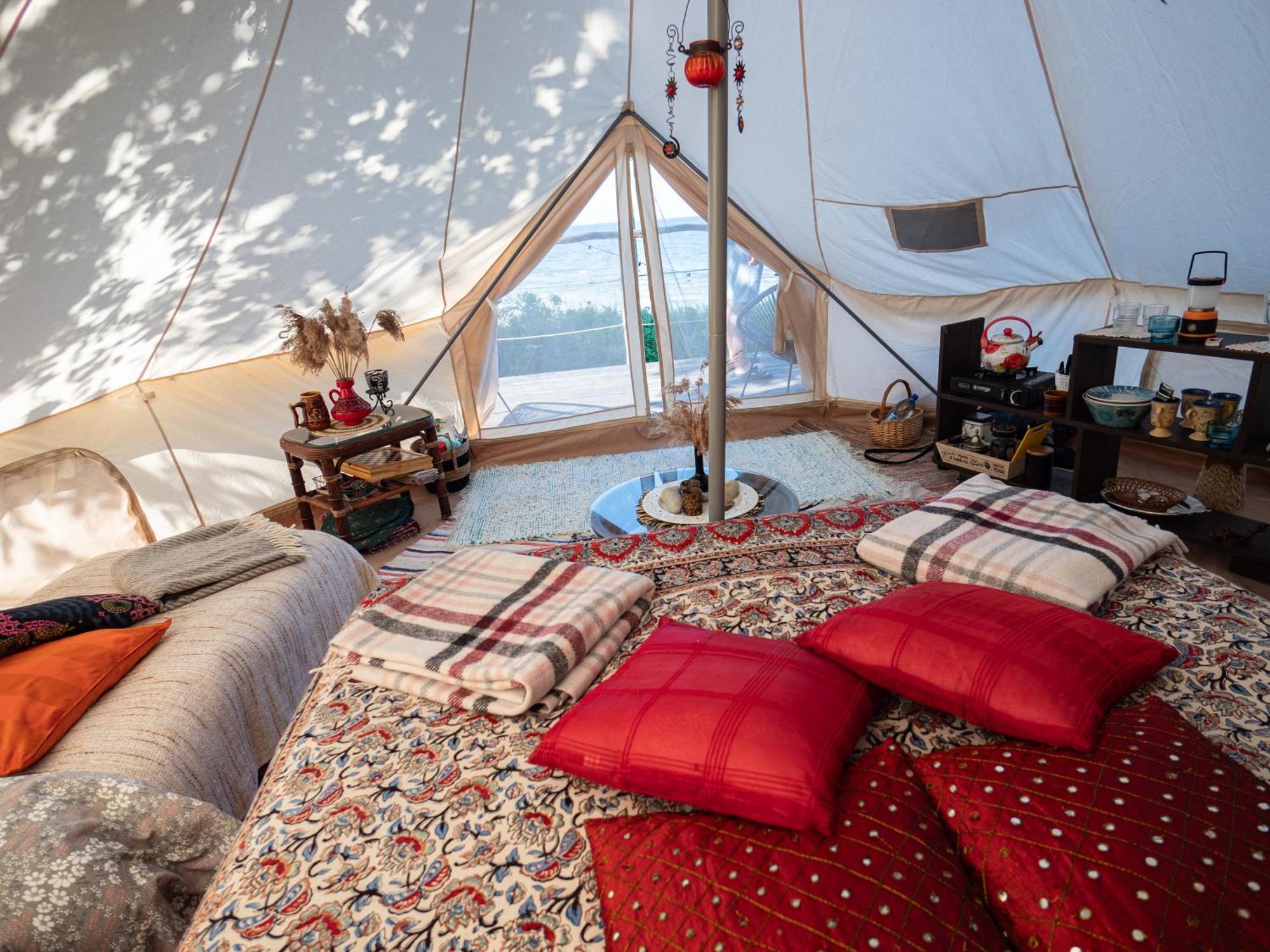 Mereaeaere Glamping Ja Rannamaja Liimala Eksteriør billede